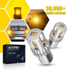 2X AUXITO 1156 P21W LED Turn Signal Lamps for