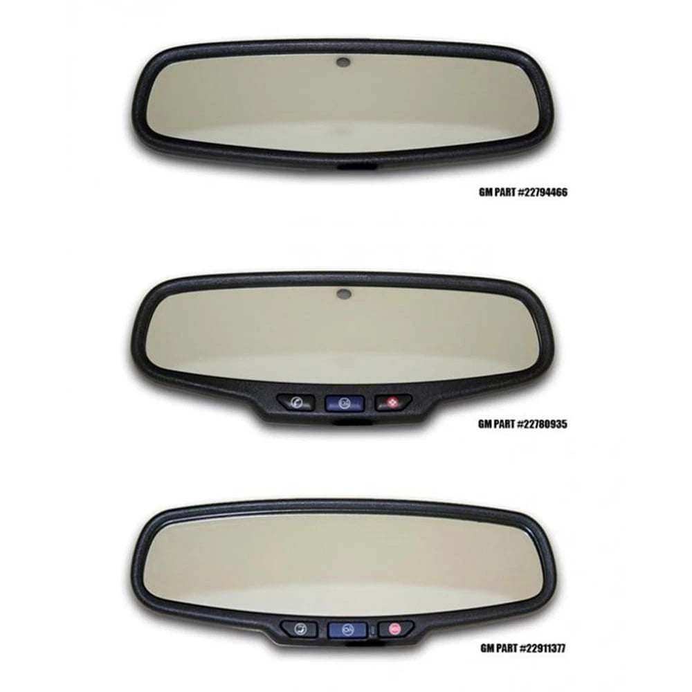 Rear View Mirror Trim Brushed Stainless for Chevrolet Camaro (2010–2014)