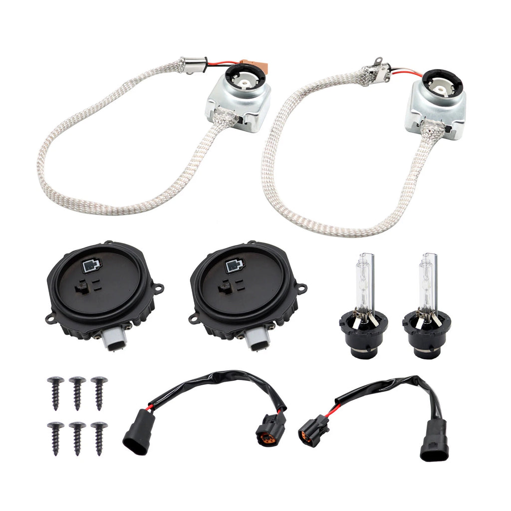 2X Xenon Ballast Igniter HID D2S Bulb Kits for Infiniti G35 G37 Q40 Q50 (2007–2015)