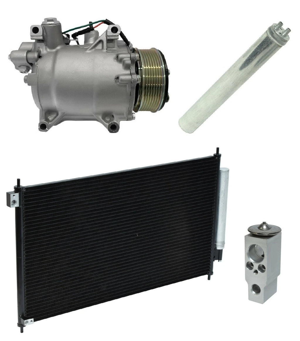 AC Compressor Kit with Condenser for Acura ILX 2.4L (2014–2015)