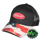 Peterbilt Hat for PB Trucks (Mesh Back, American Flag)