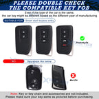 Soft TPU Full Protect Smart Remote Key Fob Cover for Lexus (2019-2024)