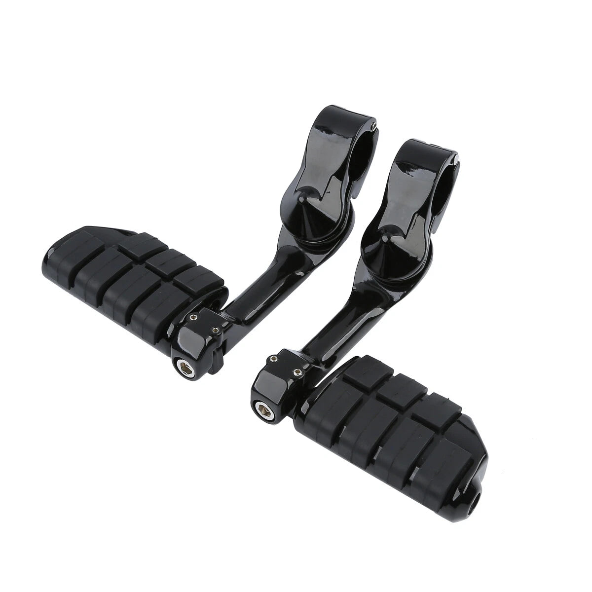 Highway Engine Guards Long Angled Foot Pegs for Harley Touring (2014–2023)