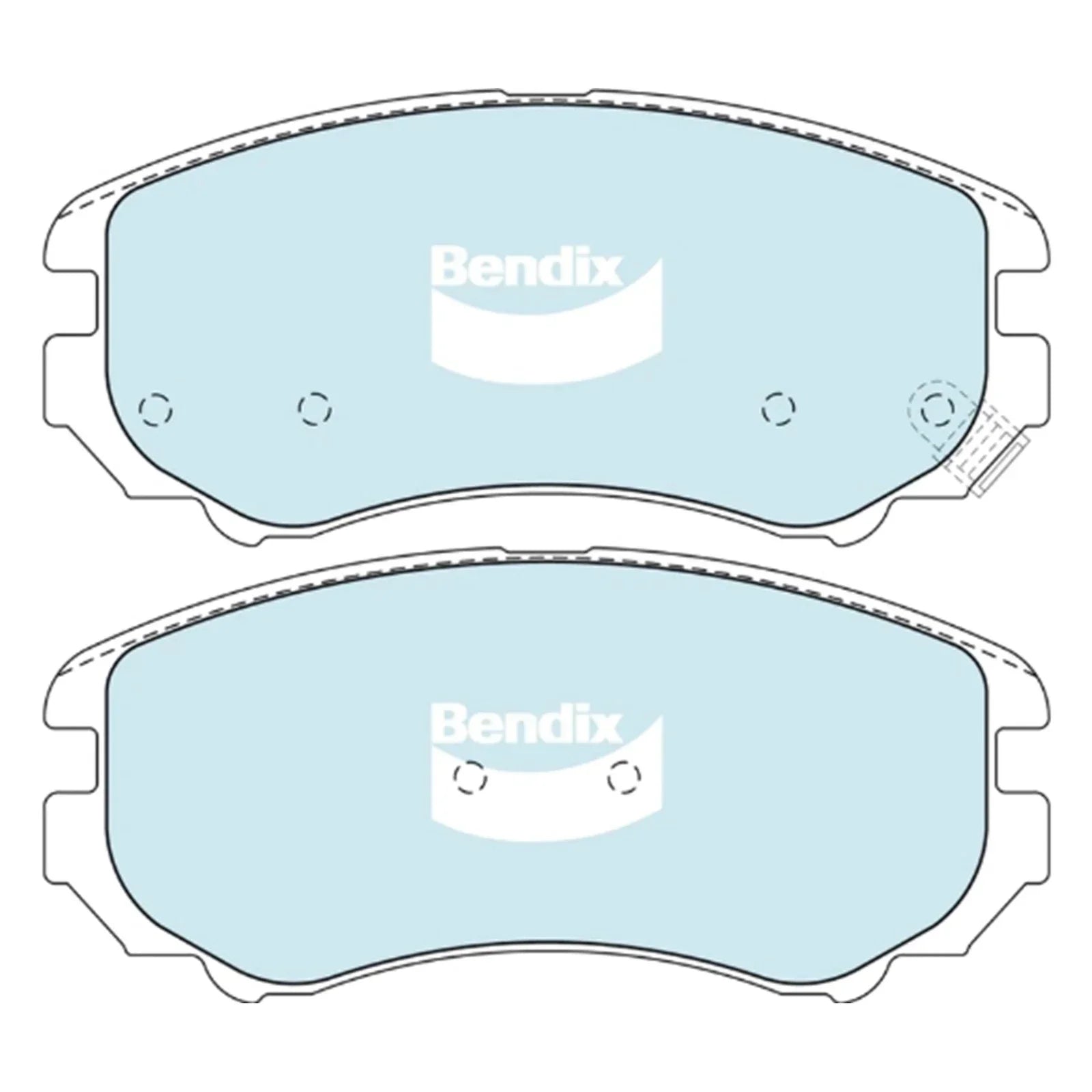 Front Disc Brake Pads Set for Kia Soul (2009-2010)