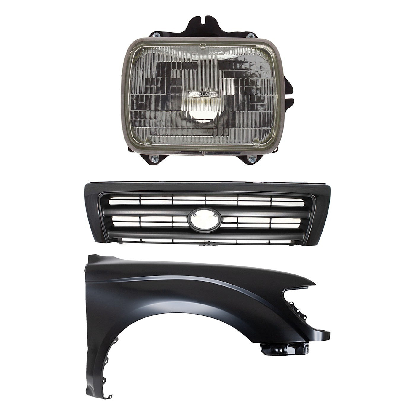 Fender and Headlight Kit for Toyota Tacoma 4WD (1997)