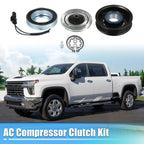 AC Compressor Clutch Set for Chevrolet Silverado 3500HD (2007–2019)