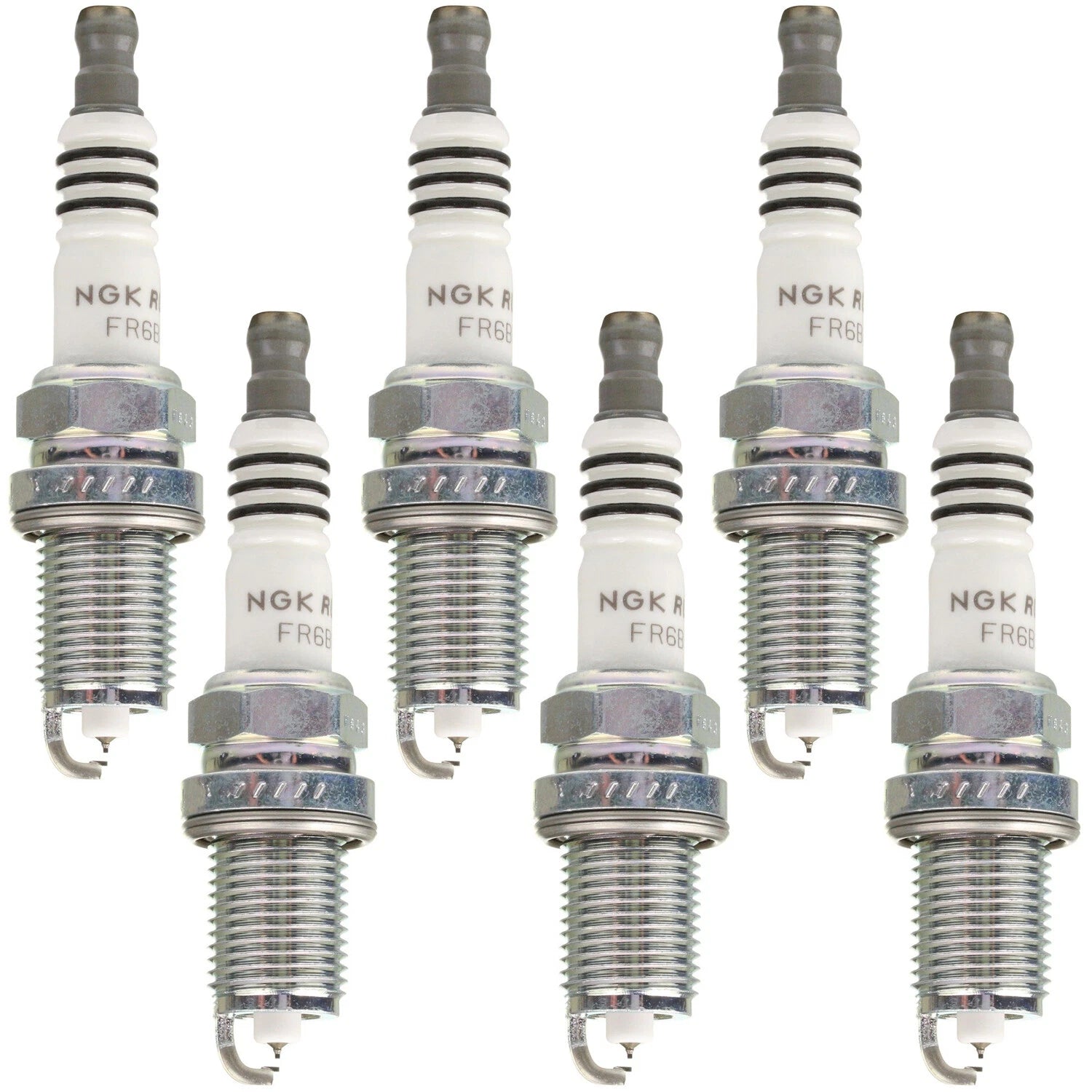 Set of 6 NGK Ruthenium HX Spark Plugs for Audi Chevy Dodge Jeep Lexus Porsche RAM