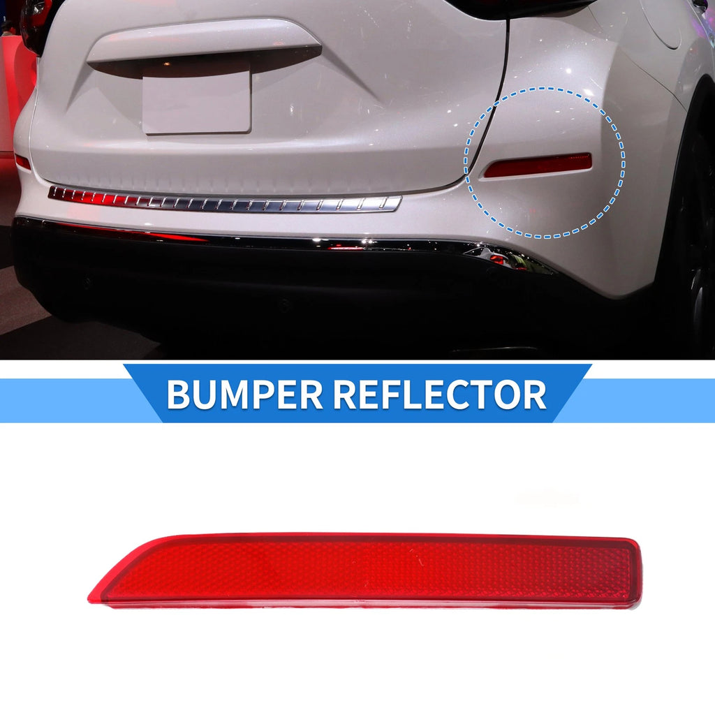 Rear Right Bumper Reflector No. 265608990B for Nissan Murano (2016–2023) Red