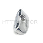 Chrome Motorcycle Mirror Block Off Plates for Universal Fit (2.4"x0.8")