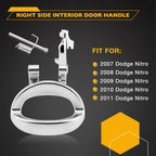 Set of 4 Interior Door Handles for Dodge Nitro (2007-2011)