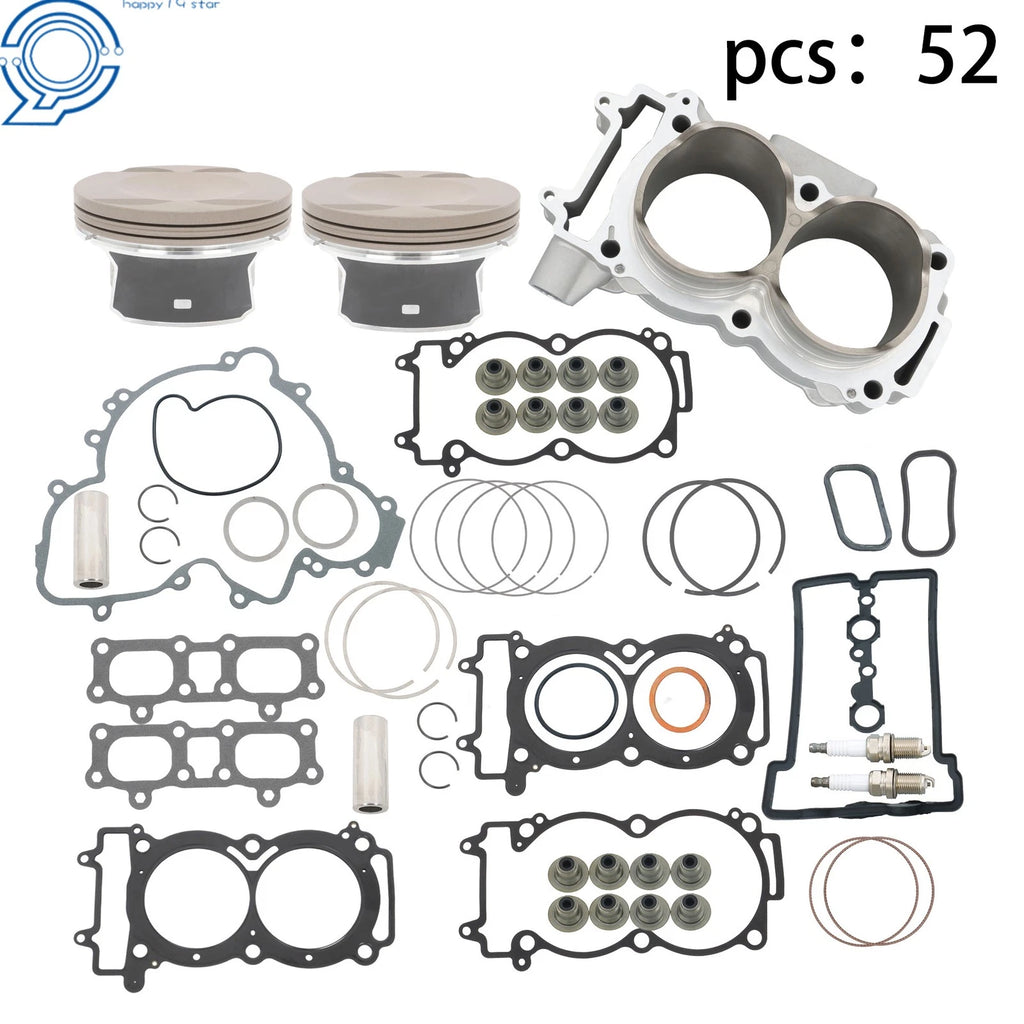 Cylinder Gasket Piston Overhaul Kit for Polaris Ranger Crew XP1000 (2017–2023)