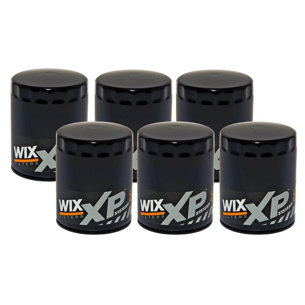 Set of 6 Wix 51515XP Engine Oil Filters for (Spin-On)