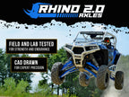 SuperATV Rhino 2.0 Front Right Axle for Can-Am Commander (2011–2020)
