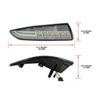 2X Front Sequential Turn Signal Light LED Clear Lens for Chevy Camaro (1993–2002)