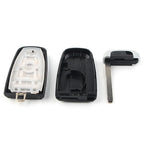 Replacement Remote Key Shell Fob 4 Button for Ford Edge (2017-2020)