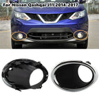 Left/Right Fog Light Lamp Cover Bezel Trim 2 x for Nissan Qashqai (2014���2017)