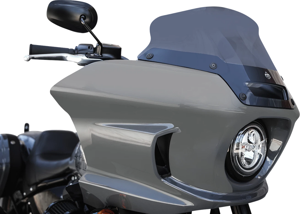 Klock Werks Flare Windshield 6" Dark Smoke for FXLRST (2018–2023) KWW-02-0607-DS