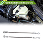 2pcs Rear Extended Brake Line Hose Kit for Nissan Patrol GQ Y60 (1988–1997)