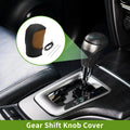 1 Pc Gear Shift Knob Cover for Honda CR-V (2023–2024) Black Brown Faux Leather