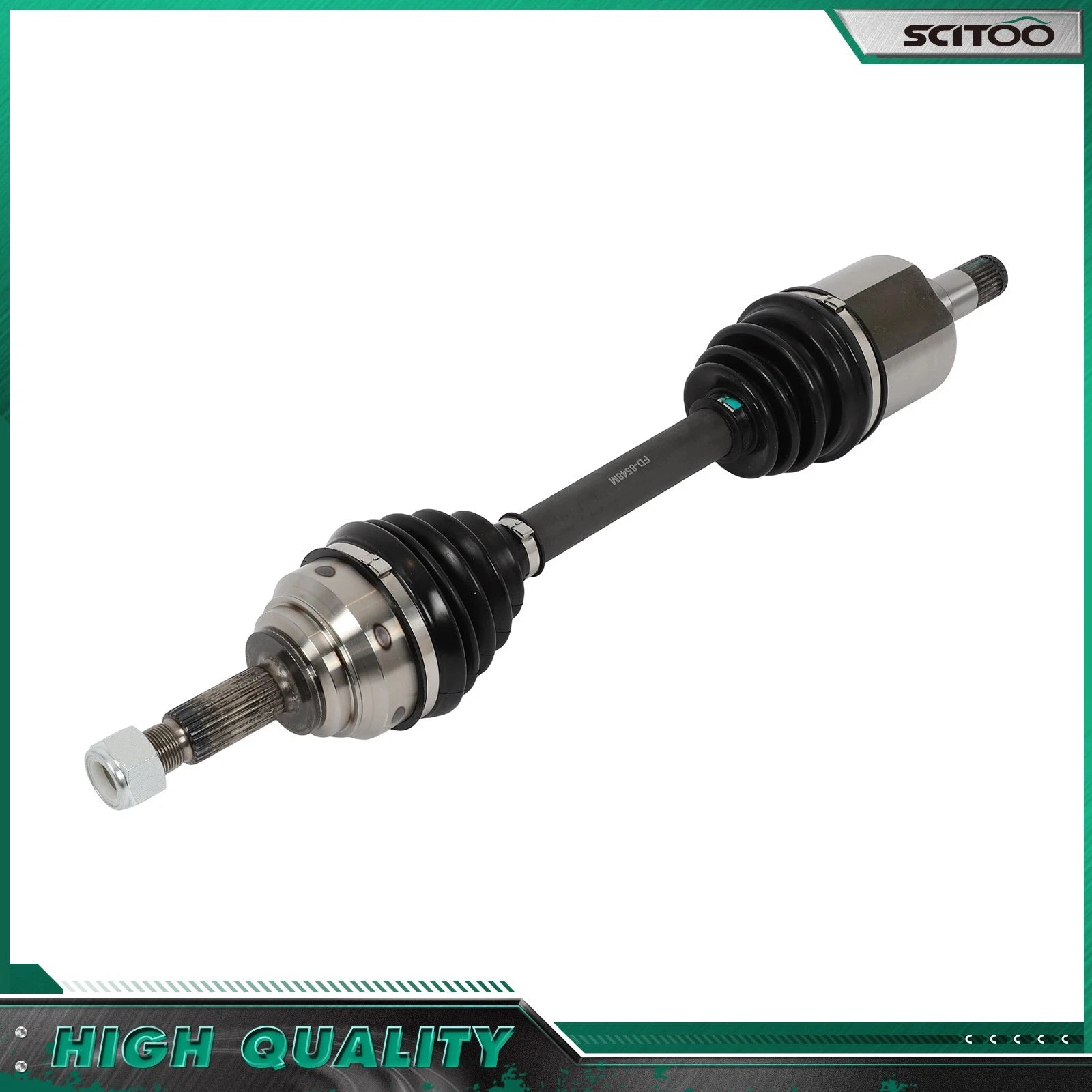 Front Left CV Axle Assembly for Ford Fiesta L4 1.6L Turbocharged (2014–2019)