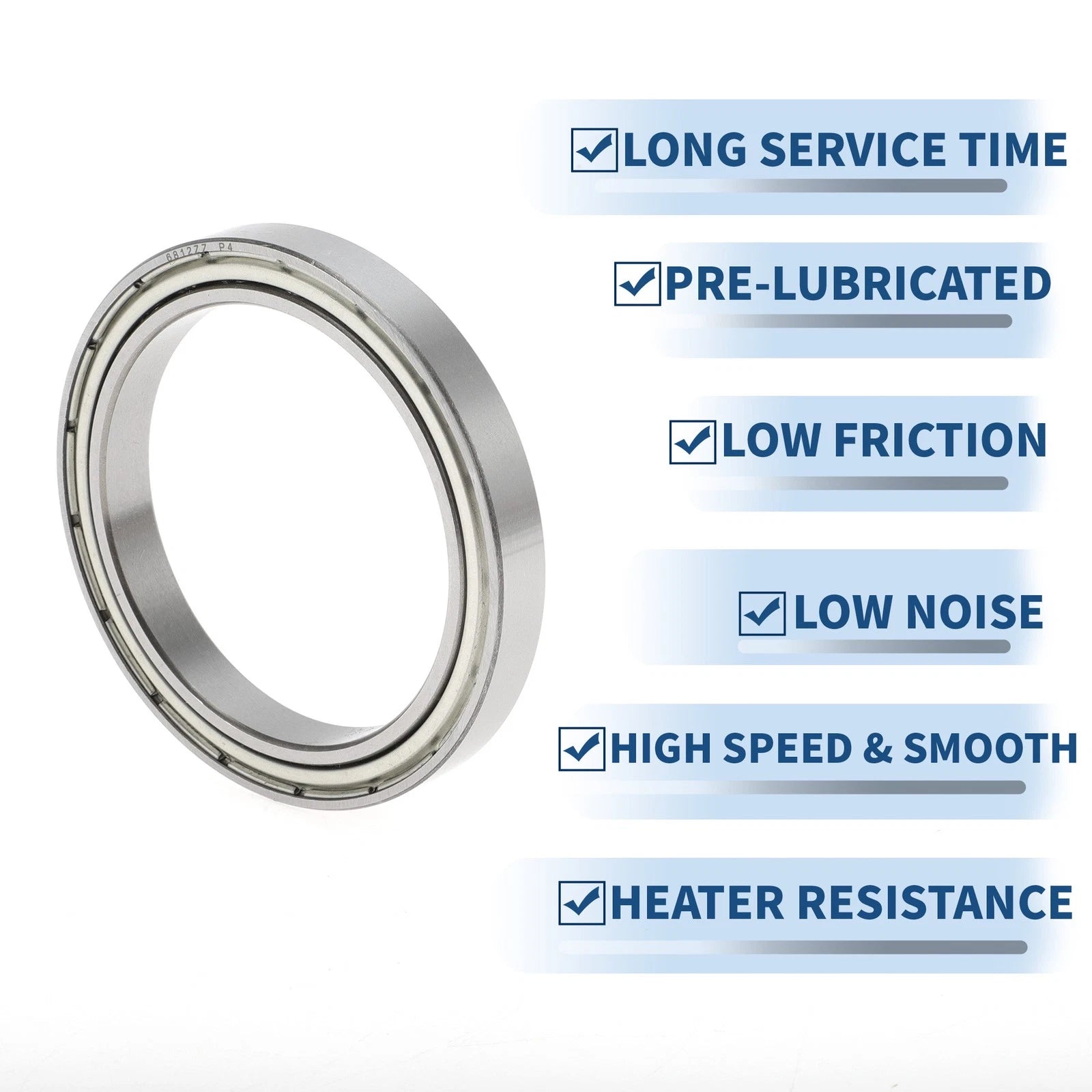 6812ZZ Deep Groove Ball Bearing for Scooter Skateboard Wheel (P4, 60x78x10mm)
