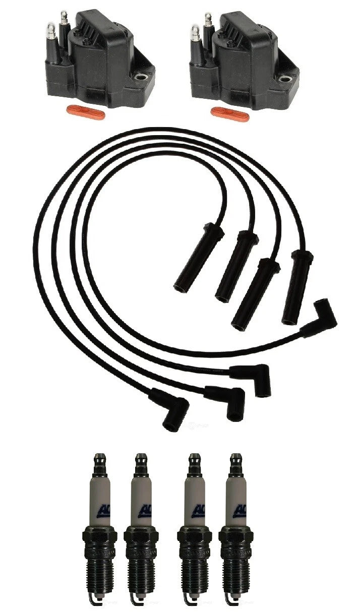 2X Ignition Wires Coils & 4 Spark Plugs Kit ACDelco for GMC Sonoma (1996–1997)