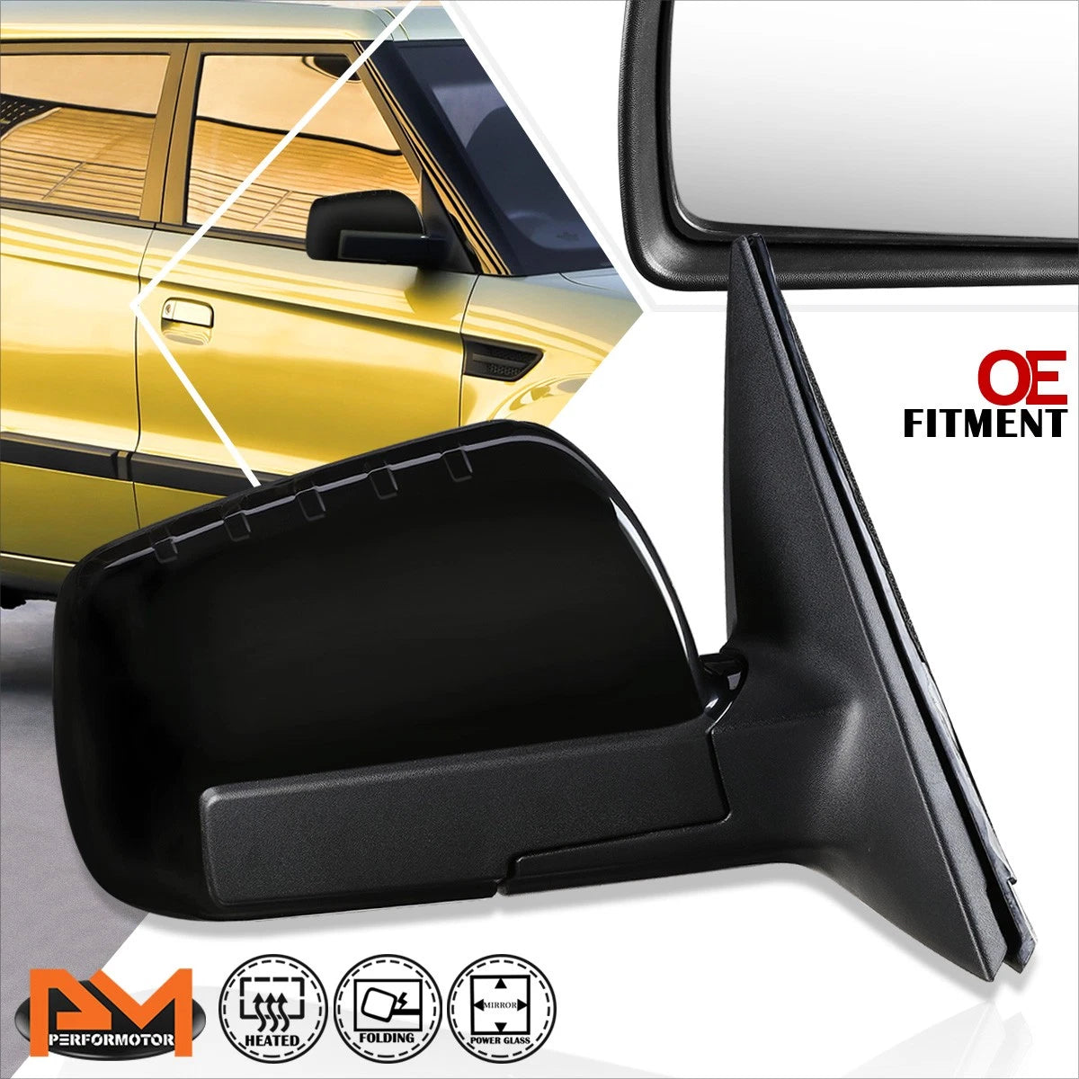 Fog Light Bezel Cover for Toyota Camry (2007–2009) Black