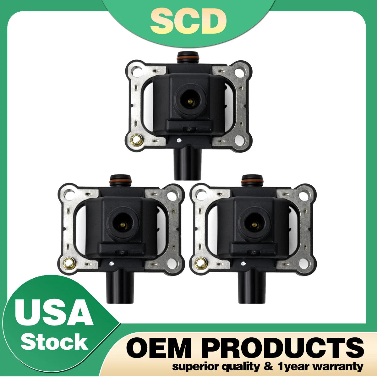 Set of 3 Ignition Coils for Mercedes-Benz S320 E320 C280 SL320 (1994–2002) UF527 UF137