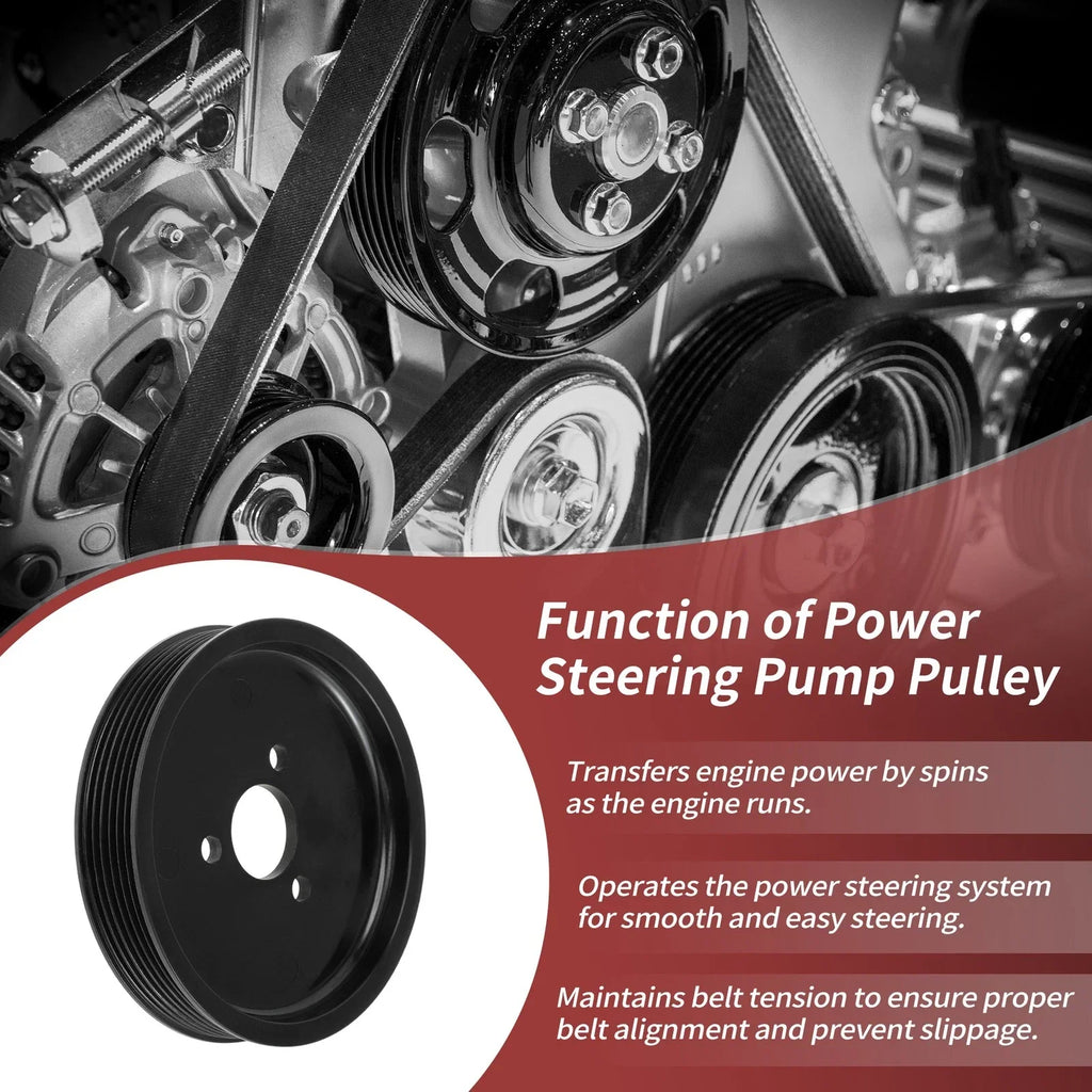 Power Steering Pump Pulley for BMW 320i 323Ci 323i 325Ci 325Xi X5