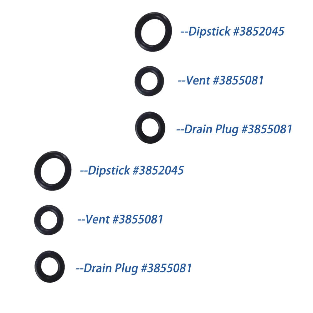 O-Ring Set for Volvo Penta Gearlube/Gearoil