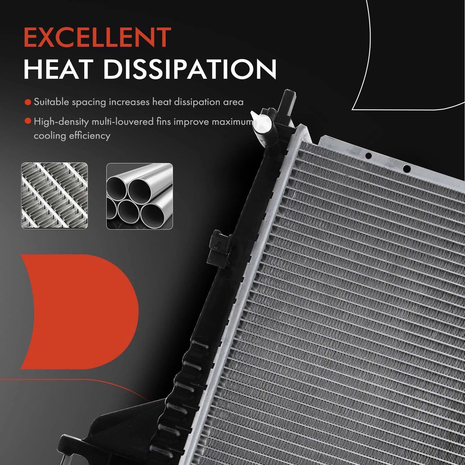 Radiator for Jeep Liberty (2002–2005) Aluminum