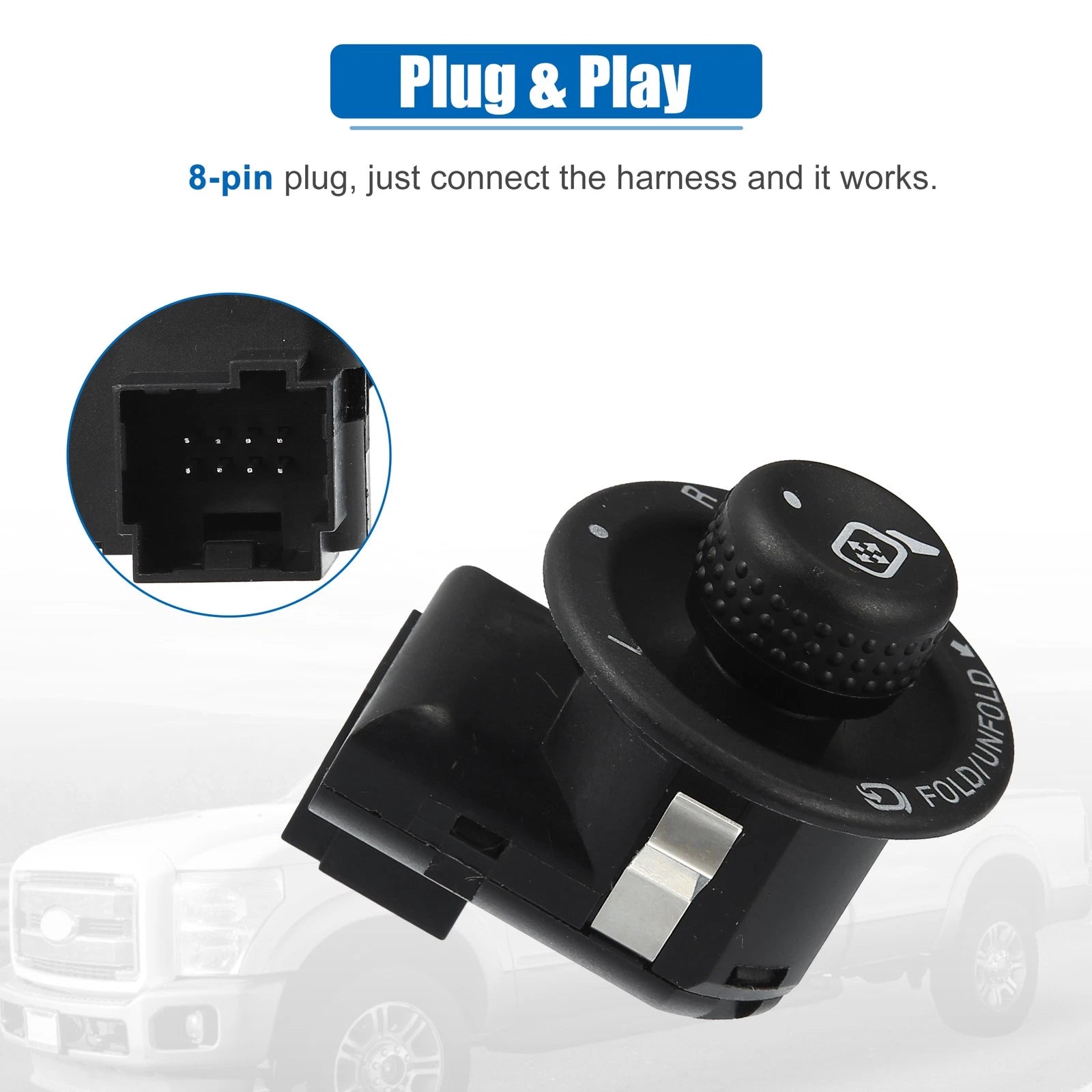 Power Mirror Control Switch for Ford Lincoln (2007–2010) 7L3Z17B676AA
