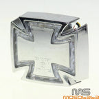 Chrome LED Brake Tail Light for Harley Chopper Motorcycle 79-23