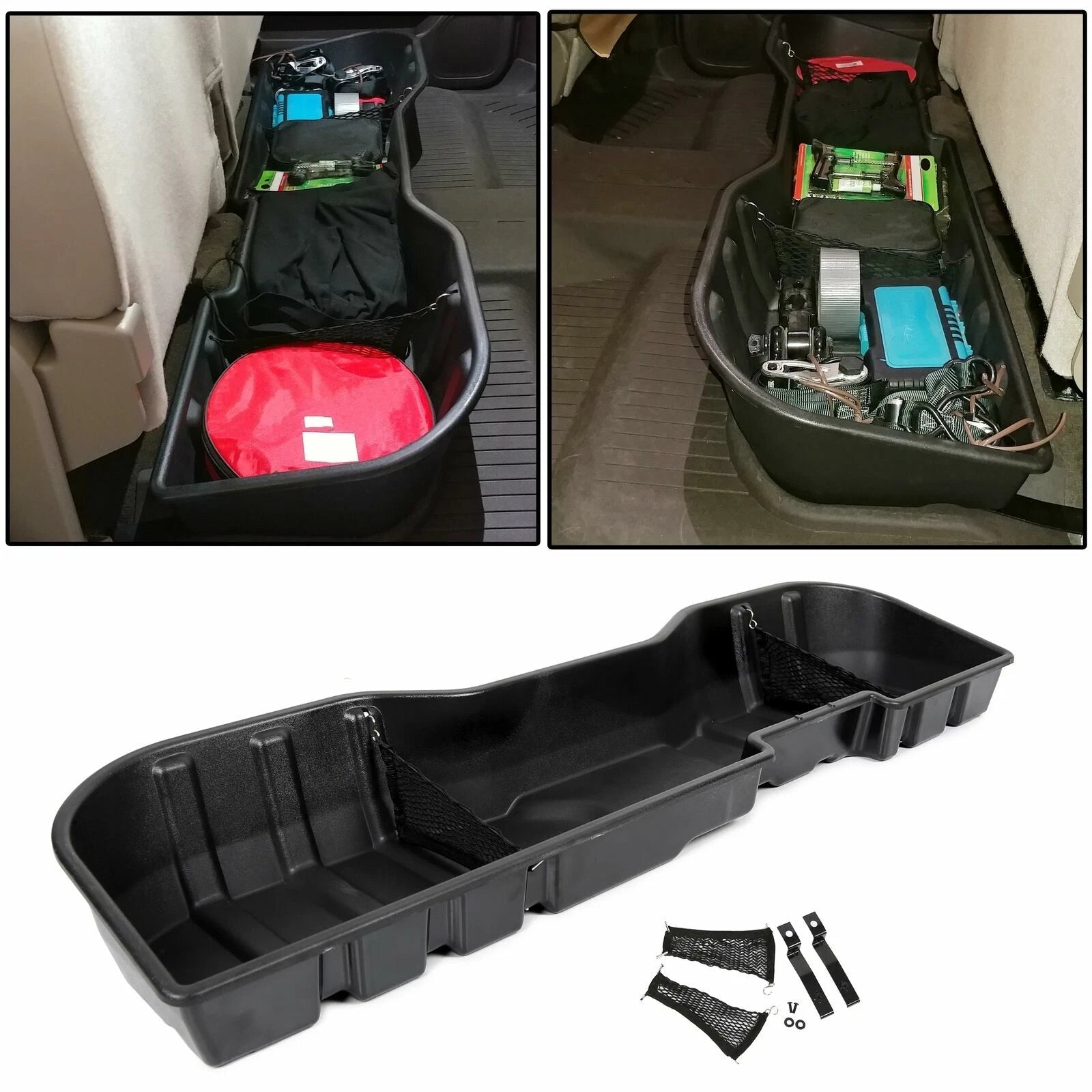 Underseat Storage Box for Chevy Silverado Sierra 1500 2500 3500 (2007–2018)