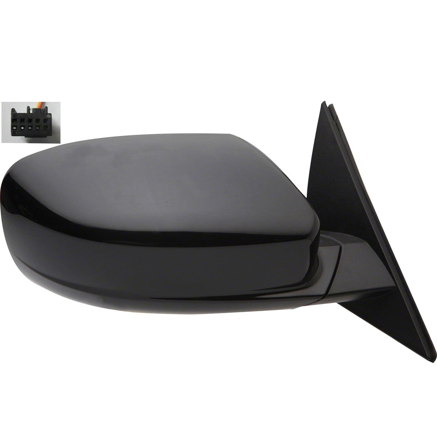 Replacement Power Door Mirror Passenger Side Ready to Paint for Hyundai (2007–2013)