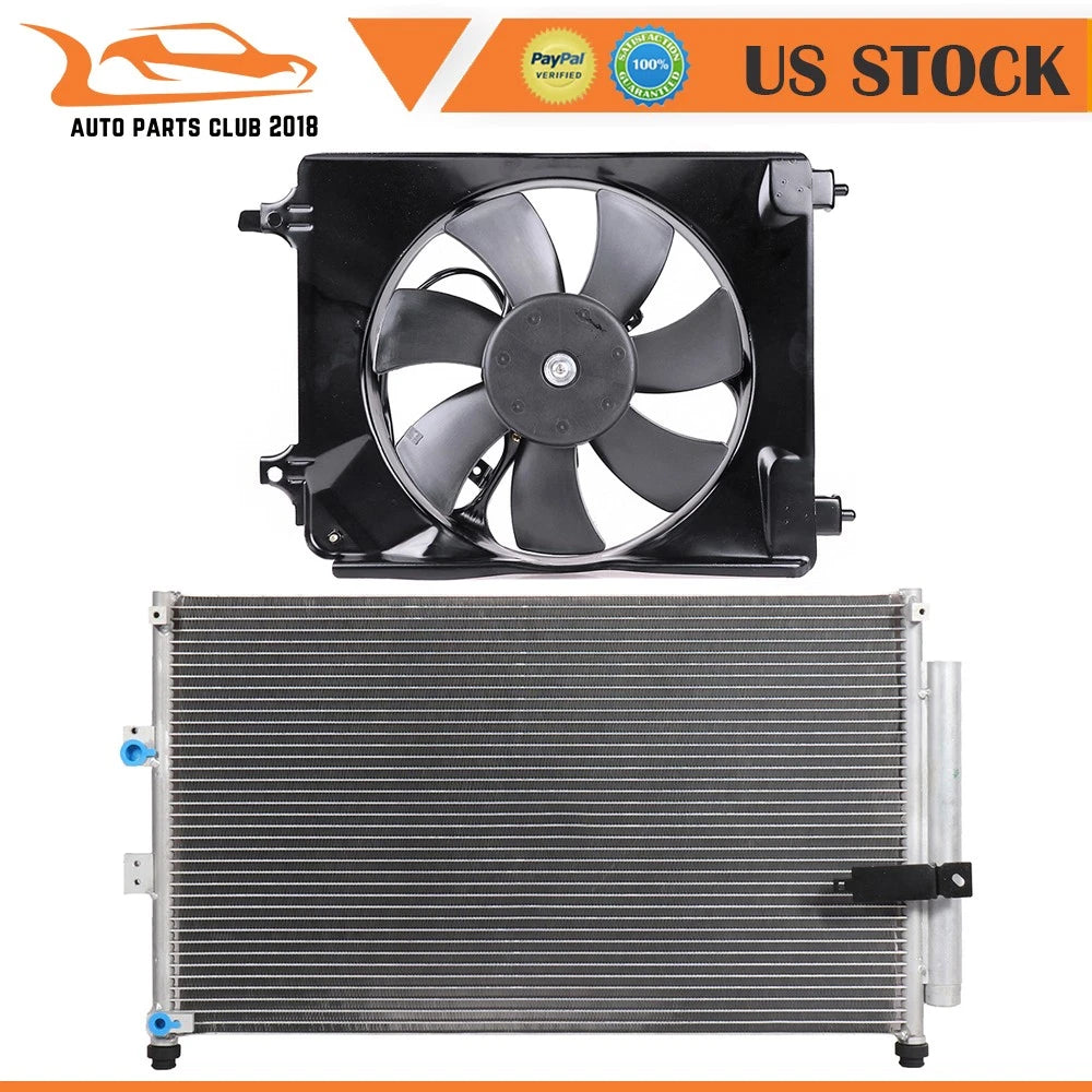 AC Condenser and Cooling Fan Assembly for Honda Civic (2006–2011)