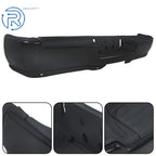 Black Step Rear Bumper for RAM 2500 (2019–2024) with Park Assist