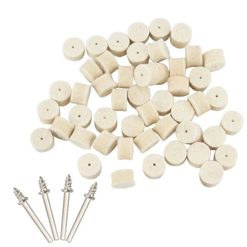 Cleaning Buffing Wheel for Rotary Tool for Stones and Glass (2X)