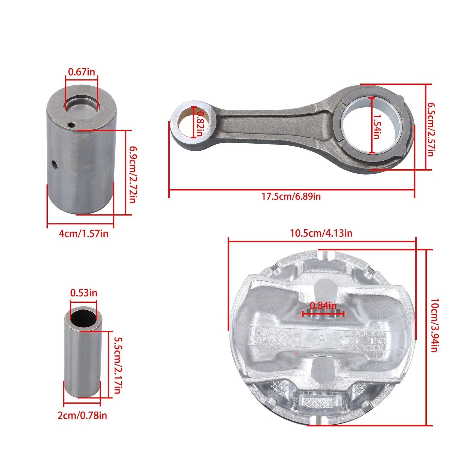 Connecting Rod & Piston Kit for Polaris RZR Ranger Sportsman 570 (2015–2023)