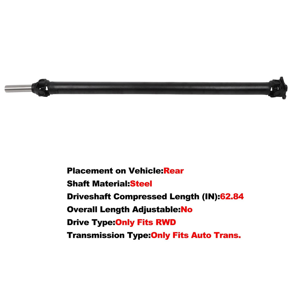 Rear Driveshaft Prop Shaft for Dodge Ram 1500 (2002–2008) RWD 936539