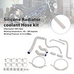Silicone Radiator Coolant Hose for Suzuki SV650 (2016–2025) White