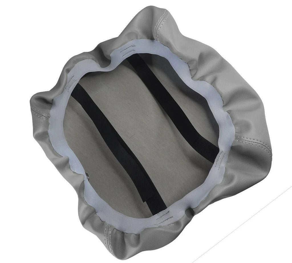 Leather Console Lid Pull Over Cover for Toyota Sequoia (2008–2022) Gray
