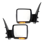 Set of 2 Heated Power Folding Mirrors for Ford F-150 (2009–2010)