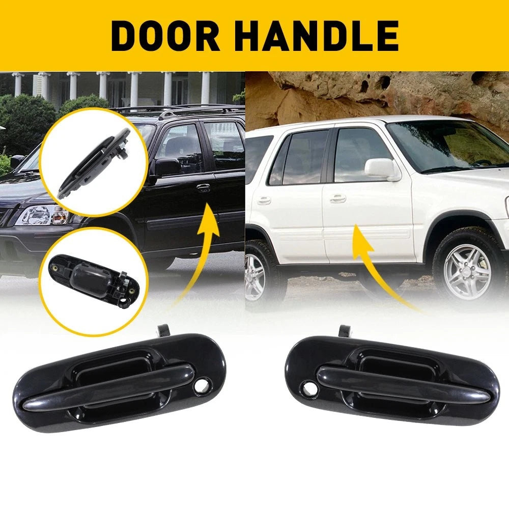 Set of 2 Front Left & Right Exterior Door Handles for Honda CR-V (1997–2001)