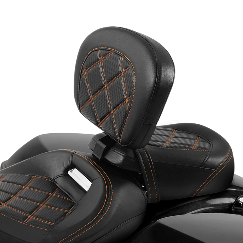 Backrest Pad for Harley Touring Street Road Glide (2009–2023)