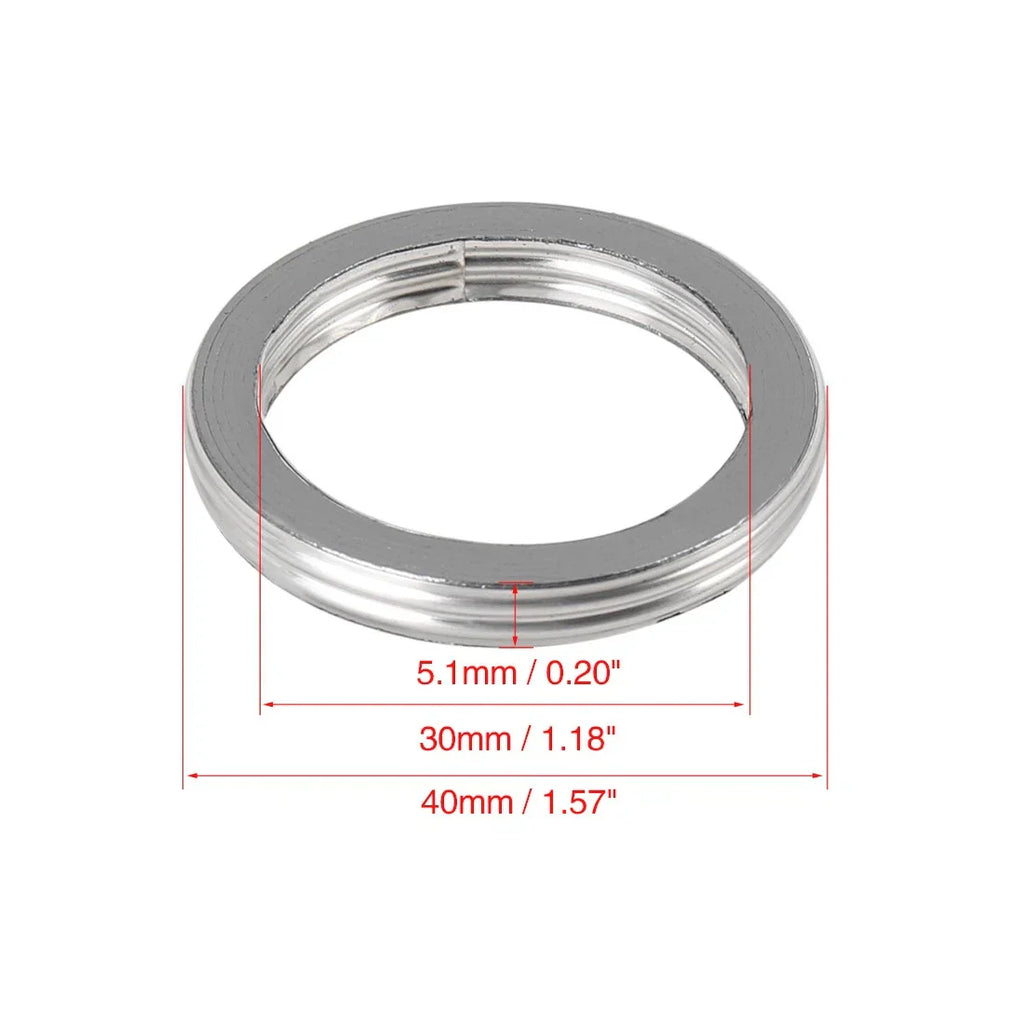 30mm ID 40mm OD Motorcycle Exhaust Muffler Pipe Gaskets for Honda CG125 (2000-2023)