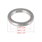 30mm ID 40mm OD Motorcycle Exhaust Muffler Pipe Gaskets for Honda CG125 (2000-2023)
