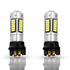 2x 6000K White Error Free PWY24W LED Bulbs for Mercedes (2014-2017)
