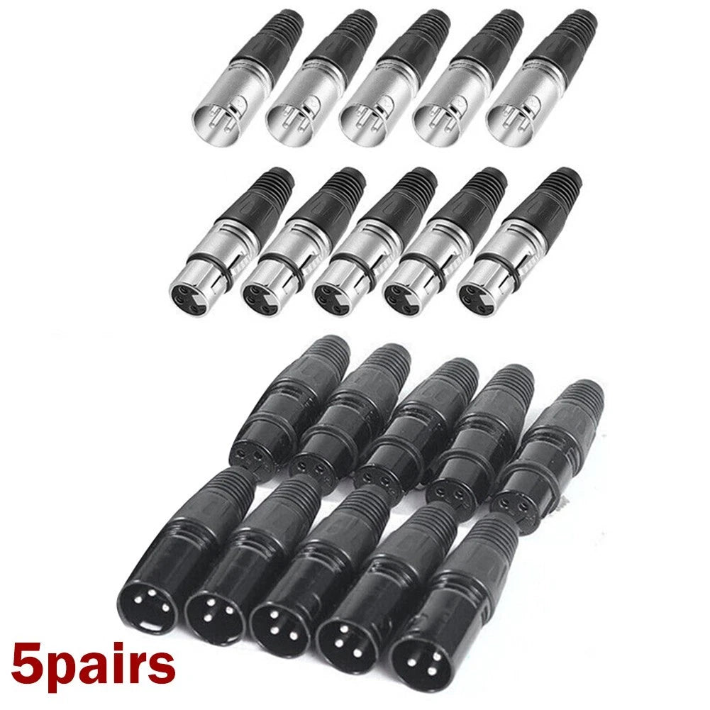 Connectors for Motors XLR Audio Cable Compatibility (XLR-123, XLR-456)