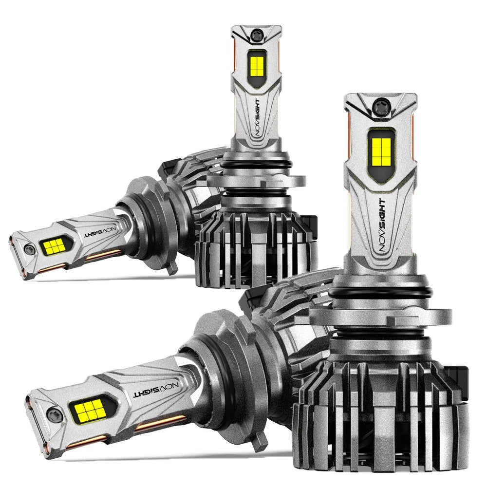 Set of 4 Combo 9005 + 9006 LED Headlight Bulbs for High Low Beam (30000LM)